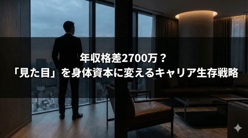 年収格差2700万？「見た目」を身体資本に変えるキャリア生存戦略